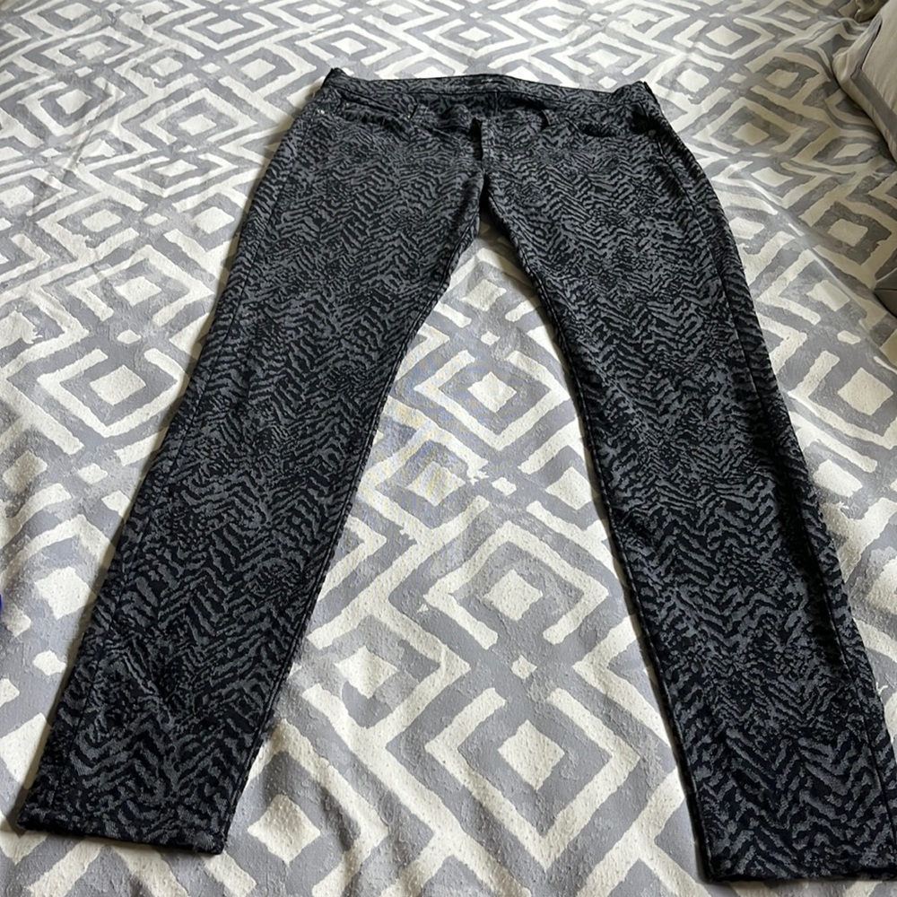 7 for all mankind animal print size 31 zebra jeans